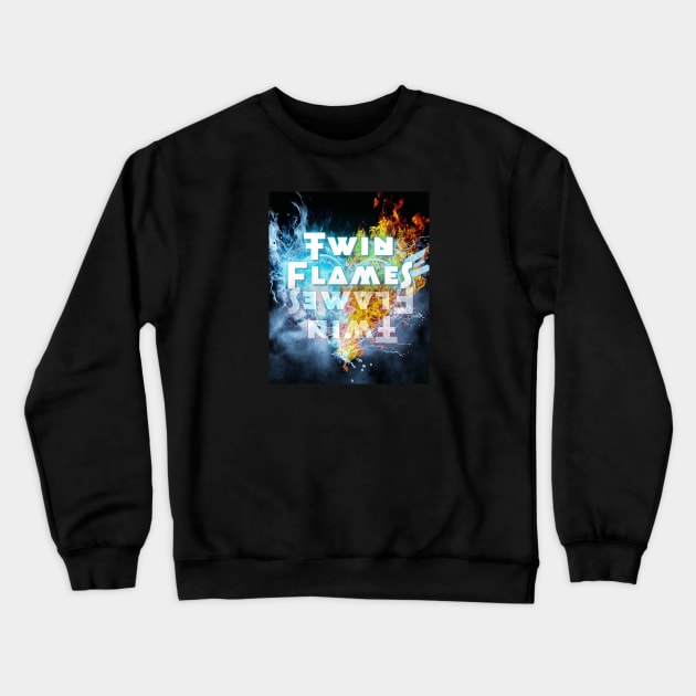 Twin Flames Crewneck Sweatshirt by Mazzlo Shop